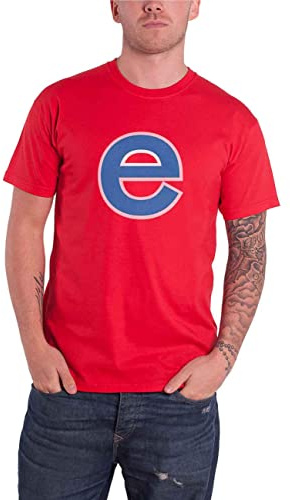 Rage Against The Machine Unisex Adult Big E Back Print Cotton T-Shirt (M) (Red)