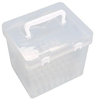 Perfeclan Marker Pen Case, Marker Pen Storage Box, Dustproof Portable for Paint Sketch Markers, 80 Slots