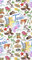 Ideal Home Range Texas Gästehandtücher, 32 Stück, 2 Packungen mit je 16 CT – State Outline Design – 21,6 x 11,4 cm – entworfen von Rosanne Beck