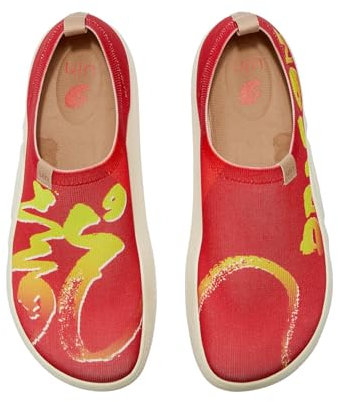 UIN Jahr des Drachen Herren Reise Walking Schuhe Slip On Casual Loafers 2024 Chinesisches Neujahrsfest, Be The Dragon 6, Size EU 43