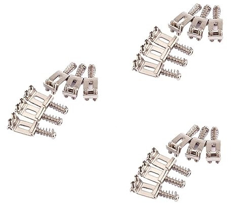 ifundom 3pièces Tremolo Bridge Saddles Pour Guitare Électrique De Raccords Améliorez Sustain Tension