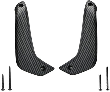 Türgriff Innen Auto 1 Paar Für Ford Für Fiesta 2011 2012-2020 Innen Auto Türgriff Carbon Look Inneren Tür Griff Manuelle Glas Panel