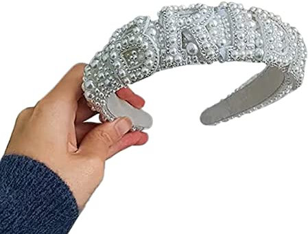 Auffälliger Brautschmuck, weiß, für Hochzeitszeremonie, zarter Kopfschmuck, für Damen und Mädchen, zum Fotografieren, Haarschmuck für Damen, zarter Hochzeits-Haarschmuck für Brautjungfern