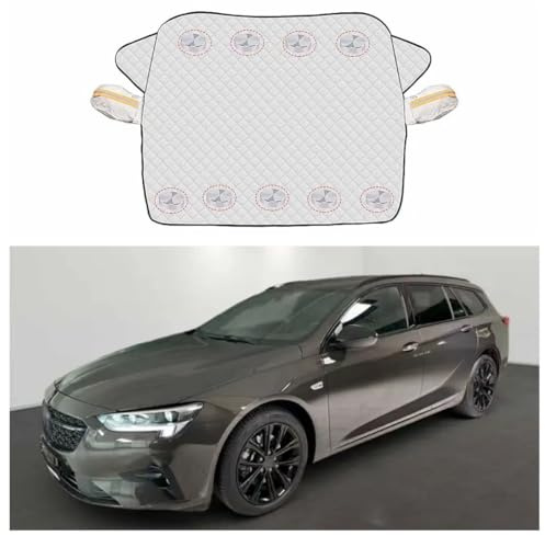 DDHHBH Auto Sonnenschutz Frontscheibe außen für Opel Insignia,Folie Auto Windschutzscheiben Abdeckung Faltbar Magnetisch Auto Sonnenschirm UV Schutz Sommer Zubehör