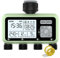 Johgee 4 Zone Sprinkler Water Timer for Irrigation, Garden Hose Timer 4 Outlet, Garden Watering System Irrigation System Controller with Auto/Manual Mode/Rain Delay for Lawn