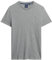 Superdry Herren T-Shirt aus Flammgarn mit unversäuberten Kanten und V-Ausschnitt Grau XL