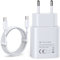 iPhone Ladegerät und Ladekabel Schnellladekabel Lightning Kabel [MFi Zertifiziert] iPhone Ladekabel Für iPhone 14/14 Pro/14 Pro Max/13/12 /11/ X/XR/XS USB C iPhone Lightning Kabel Netzteil