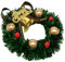 Türkranz Weihnachten,Künstlicher Weihnachtskranz Adventskranz mit Christbaumkugeln und Zweigen Dekokranz,Weihnachtsdekoration Türschleife Weihnachten Weihnachten Vintage Weihnachten Deko Draußen
