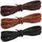Lederband für Ketten,3 Rollen Lederband 3mm,Lederschnur Lederbänder Verschluss,3 Farben mit Leder 30m,Armbänder Basteln Kette,DIY Ersatz Lederschnürsenkel Zum Klassik,Wildleder Lederschnüre