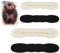 Hair Bun Maker Set, 4 Stück Upgraded Haarhalter Schwamm Clips für Einfaches Styling, Donut Brötchen Werkzeuge für Vielseitige Frisuren (Beige und Schwarz) ﻿