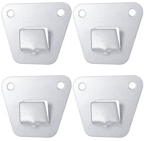 4 Set Wall Mounting Fan Bracket, Heavy Duty Wall Mounting Fan Bracket Holders for Oscillation Fans Solid Steel Fan Wall Mount Bracket with Fastening Screws for Wall Fan Mounting Bracket