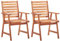 Lauuoeriau Furniture Item Home Esszimmerstühle, 2 Stück, massives Akazienholz, Möbel