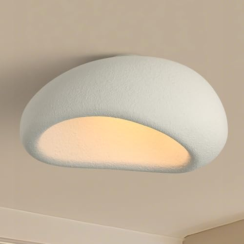 Moderne E27-Deckenleuchten, Kronleuchter FüR Esszimmer Im Japanischen Wabi-Sabi-Stil, WeißE Lampenschirme FüR Deckenleuchten FüR Schlafzimmer, Esszimmer, Wohnzimmer, Flur, Deckenbeleuchtung, 60 Cm