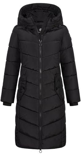 NEW VIEW Damen Steppmantel gesteppter Parka mit Kapuze wasserabweisend L60422FC00