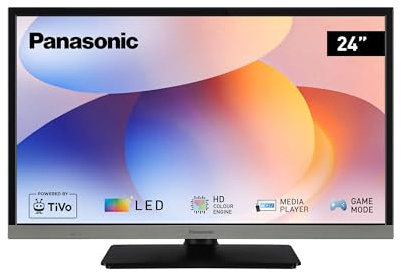 Panasonic TB-24S40AEZC, 24 pollici televisore LED HD, TiVo | Controllo Vocale Google e Alexa, Game Mode, Media Player, HDR, HDMI, WLAN, Smart TV, Serie S40