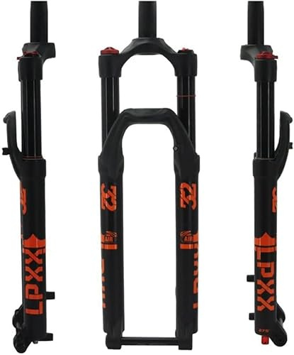 CuNtoHHH Forcella MTB da Downhill 26 27.5 29 Pollici, Sospensione per Mountain Bike DH, Forcella ad Aria Dritta da 28.6 mm, Escursione 120 mm, Regolazione del Ritorno, Perno Passante 100x15 mm, Force