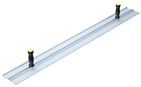 Faithfull Plasterer's Darby 1.2m (48in) Aluminium Lipped Edge Adjustable Handles
