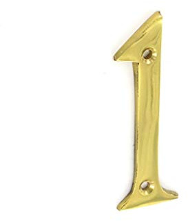 SEC 75MM Brass Numeral 1 S2501