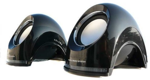 Soytich USB Lautsprecher Boxen für Laptop PC US-02 in Schwarz