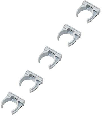 Rohrclips 16mm Rohrschellen 50 Stück Clips Rohrbefestigung Kunststoff