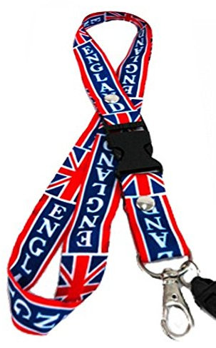Schlüsselband/Landyard/Halsband - Union Jack und England - Keyholder/Strap