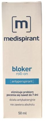 MEDISPIRANT - 50 ml - eliminates the problem of sweating effectively and for a long time.