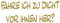 kleb-Drauf® | Fahre ich zu dicht vor Ihnen her? | Gold - glänzend | Autoaufkleber Autosticker Decal Aufkleber | Auto Car Motorrad Fahrrad Roller Bike | Deko Tuning Stickerbomb Styling Wrapping