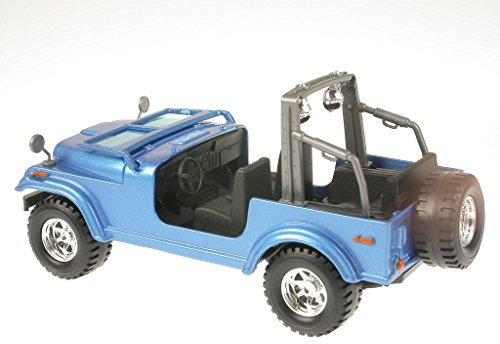 Jeep Wrangler blau Modellauto 18-22033 Bburago 1:24