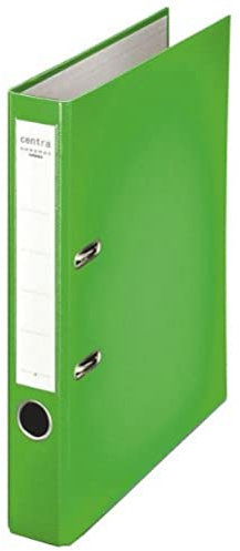 Leitz Centra 231146 Standard-Ordner (grauappe RC, mit PP-Folie kaschiert, A4, 5,2 cm Rückenbreite, Chromos) apfelgrün