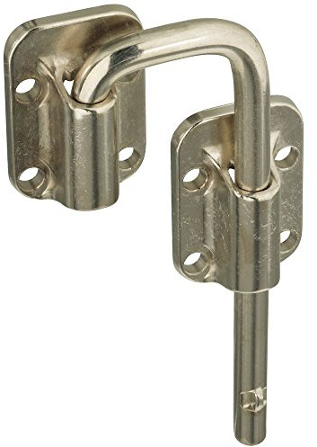 National Hardware Nickel N238-972 V800 Sliding Door Latch, 1-1/2