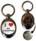 BadgeBeast.co.uk I Love Heart My Chopper - £1/€1 Metal Shopping Coin Token Key Ring
