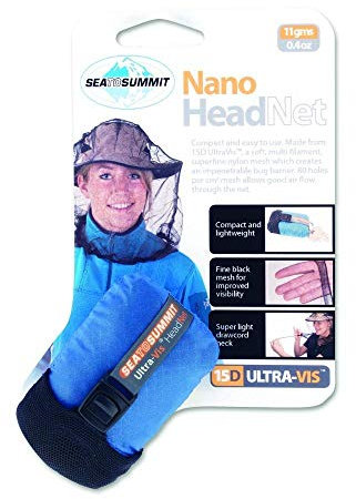 Sea to Summit Nano Mosquito Headnet, Black