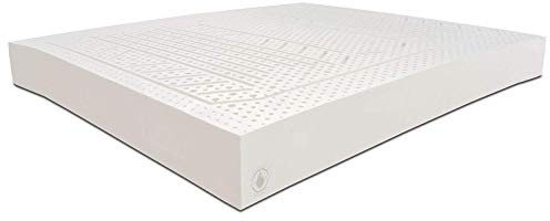 Baldiflex Matelas en latex naturel, revêtement déhoussable, anti acarien, respirant, coussinà mémoire de forme inclus, hauteur 20 cm Matrimoniale 160x200 Maxicool
