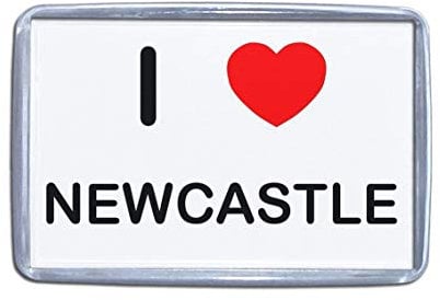 I Love Newcastle - Small Plastic Fridge Magnet