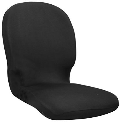 VORCOOL Stuhlbezug Stuhlhussen elastische Stuhl Abdeckung Stretch waschbar Drehstuhl Bezug (Schwarz)