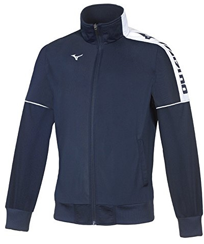Mizuno Veste de survêtement Kyoto Track, couleur bleu marine/blanc