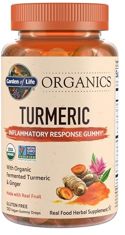Garden of Life Organics Turmeric Inflammatory Response Gummies