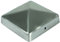 Pfostenkappen Zaunkappe Abdeckkappe Pyramide Edelstahl 91 x 91 mm (8)