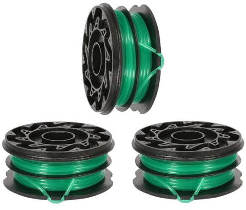 Eyoloty Fadenspule Reflex Plus A6495 A6495-XJ DF-080 passend für Black+Decker Elektro-Rasentrimmer GL701, GL741, GL720, GL716 und GL716B,Ersatz-Doppelfadenspule 12 M Länge Ø 1,5 mm (3 Stück)