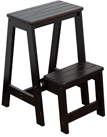 MTYLX Marchepied, 2 En 1 Pliant Portable Léger Multifunctionalfolding Marchepied, Escabeaux Escalier En Bois Chaise D'Outils de Jardin Échelle Libre Installation Peu Encombrant Escalade Intérieur Tab