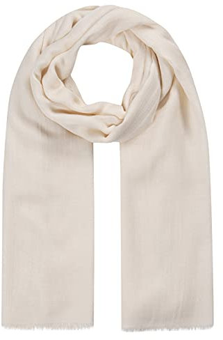 Codello Damen Halstuch Mode-Schal, Offwhite, 100X190CM