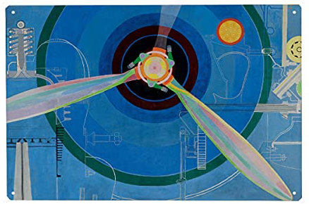 artboxONE Metall-Poster 20x30 cm Reise Propeller Sonia Delaunay-Terk von Künstler Culture Images