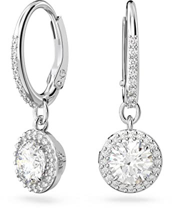 Swarovski Damen-Ohrstecker Metall Swarovski-Kristall One Size, Silber 32022394