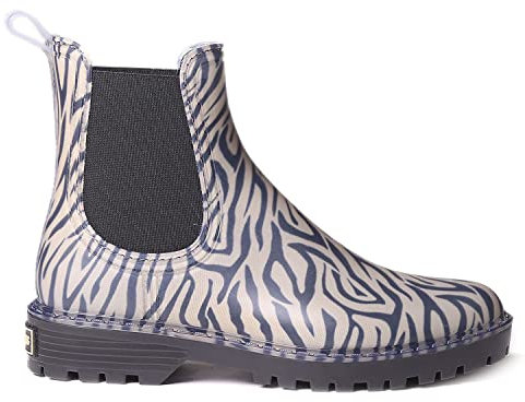 Toni Pons Regenstiefel für Damen - CALVI - Zebra, 38 EU