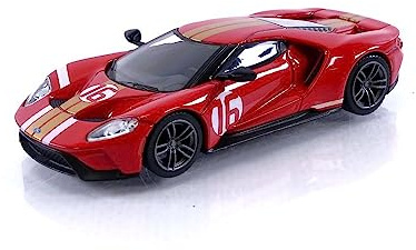 Truescale Miniatures MiniGT Ford GT Alan Mann Heritage Edition (LHD) 1:64 Model MGT00476-L