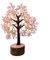 Wonder Care Rose Quartz Crystal Tree for Positive Energy and Home Decorations and Healing Crystal Tree of Life | Money Tree | Crystal Decor | Pink Quartz Crystal | Feng Shui Decor (300 Beads)