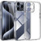 ivoler Clear Case Compatible with iPhone 15 Pro Max 6.7 [Long Lasting Clarity] [Military Grade Drop Protection], 1 Phone Case + 2 Tempered Glass Screen Protector, Shockproof Hard Slim Cover - Clear