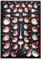 Christbaumschmuck 40-TLG.Set in Bordeaux -Rot und Eislack-Gold bemalt, Lauscha, Exclusiv