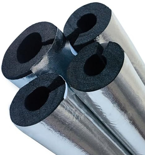 SPeesy Aislante Tubo Aire Acondicionado 22-219mm Coquilla Aislante Chimenea Anticongelante Manguera De Agua Abierta Semisplit ( Tamaño : DI 22mm*(4 pulgadas)*20 mm*0,9 )