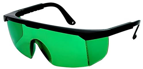 Gafas de Seguridad Láser, Gafas Depilacion Luz Pulsada Protección Ocular para Nivel Láser, IPL Elegantes Gafas Protectoras con Estilo Antiarañazos Protección UV Unisex para Operador de Cosmetología